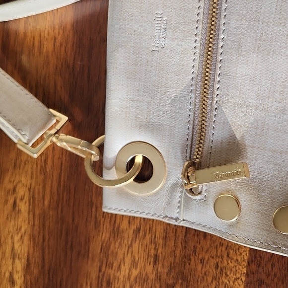 Hammitt Tony Semolina Cream/Brushed Gold Crossbody Bag - Picture 3 of 16